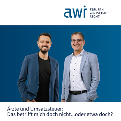 Arzt& Wirtschaft_BeitragÄrzte &Umsatzsteuer_Xing_LinkedIn (2048 × 2048 px)