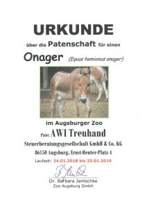 Onager Patenurkunde 2018